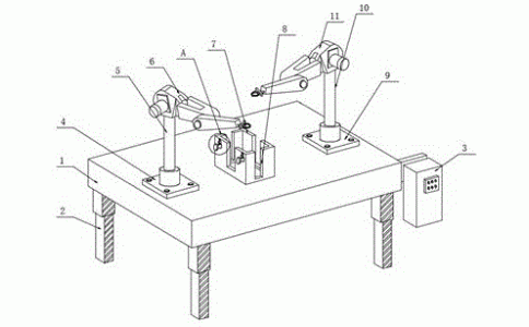双机器人加工工作站